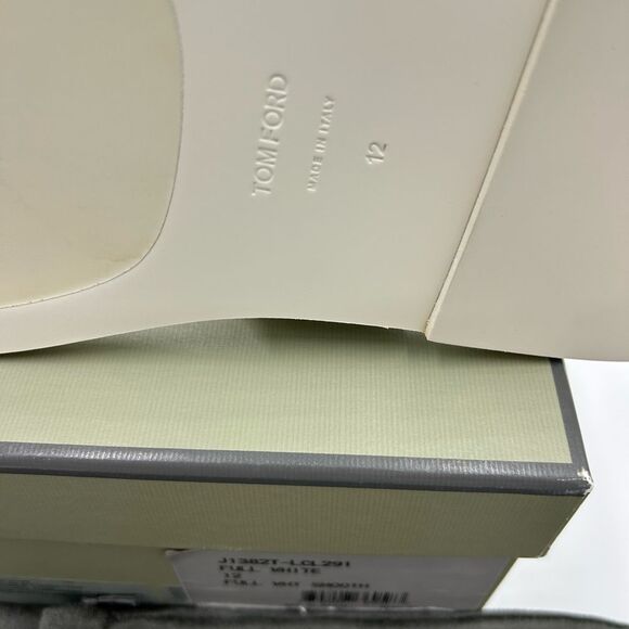 Men's Tom Ford, leather sandals, size 12 made in Italy - Picture 8 of 10